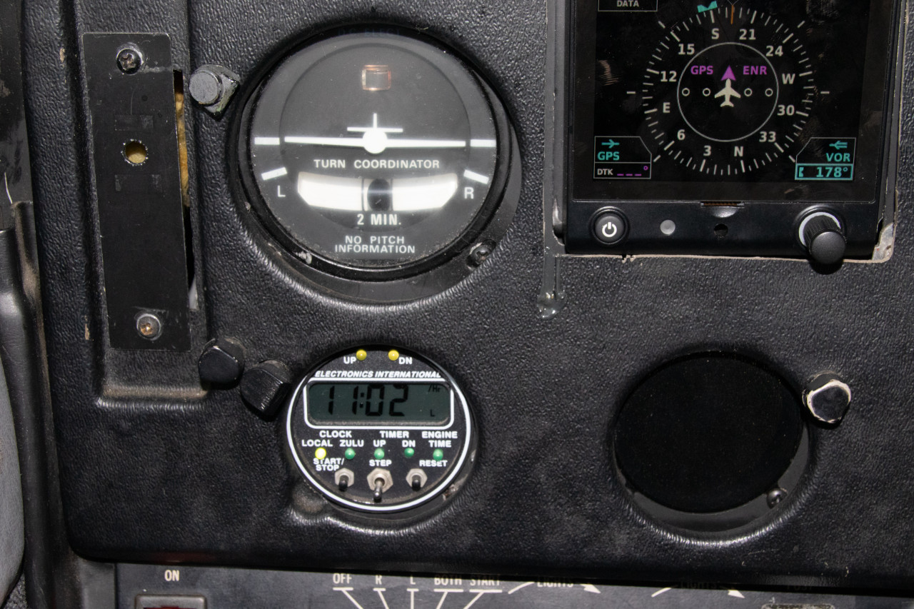 N3QZ clock and turn coordinator